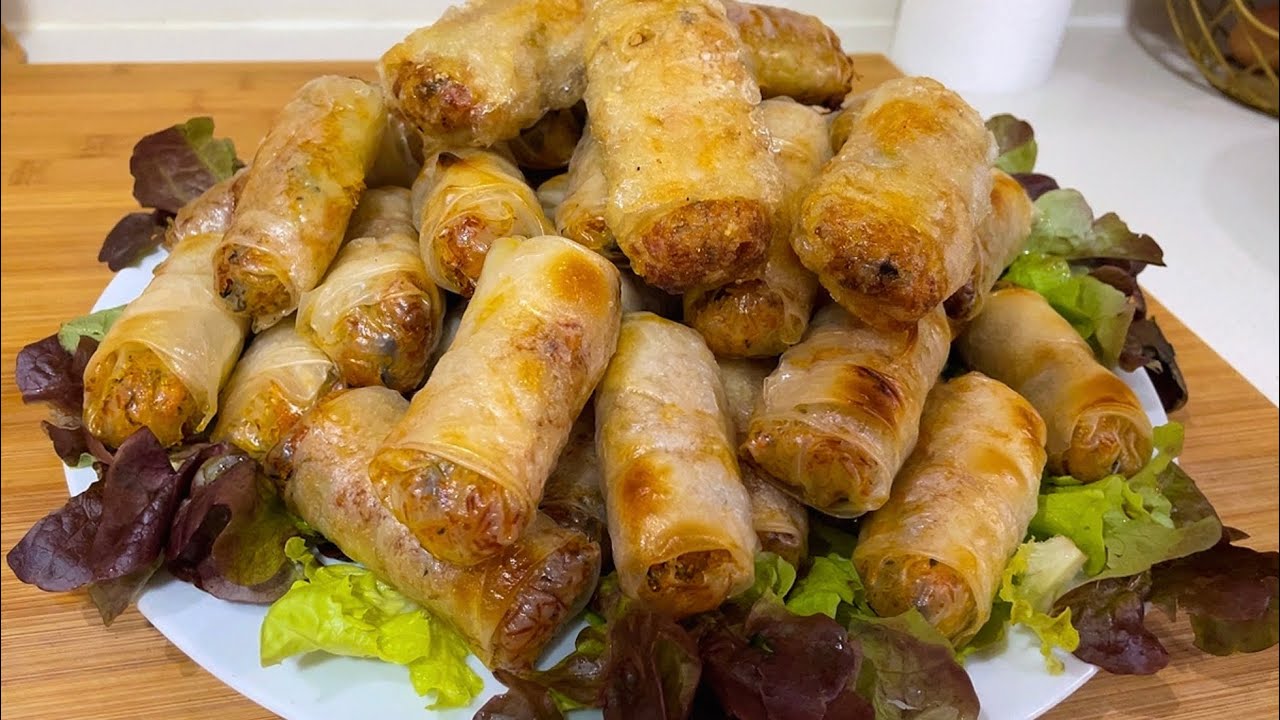 مملحات رمضان😍 سيكار بالخضر و الكروفيط من ألذ الحشوات لي حضرت فهاد رمضان