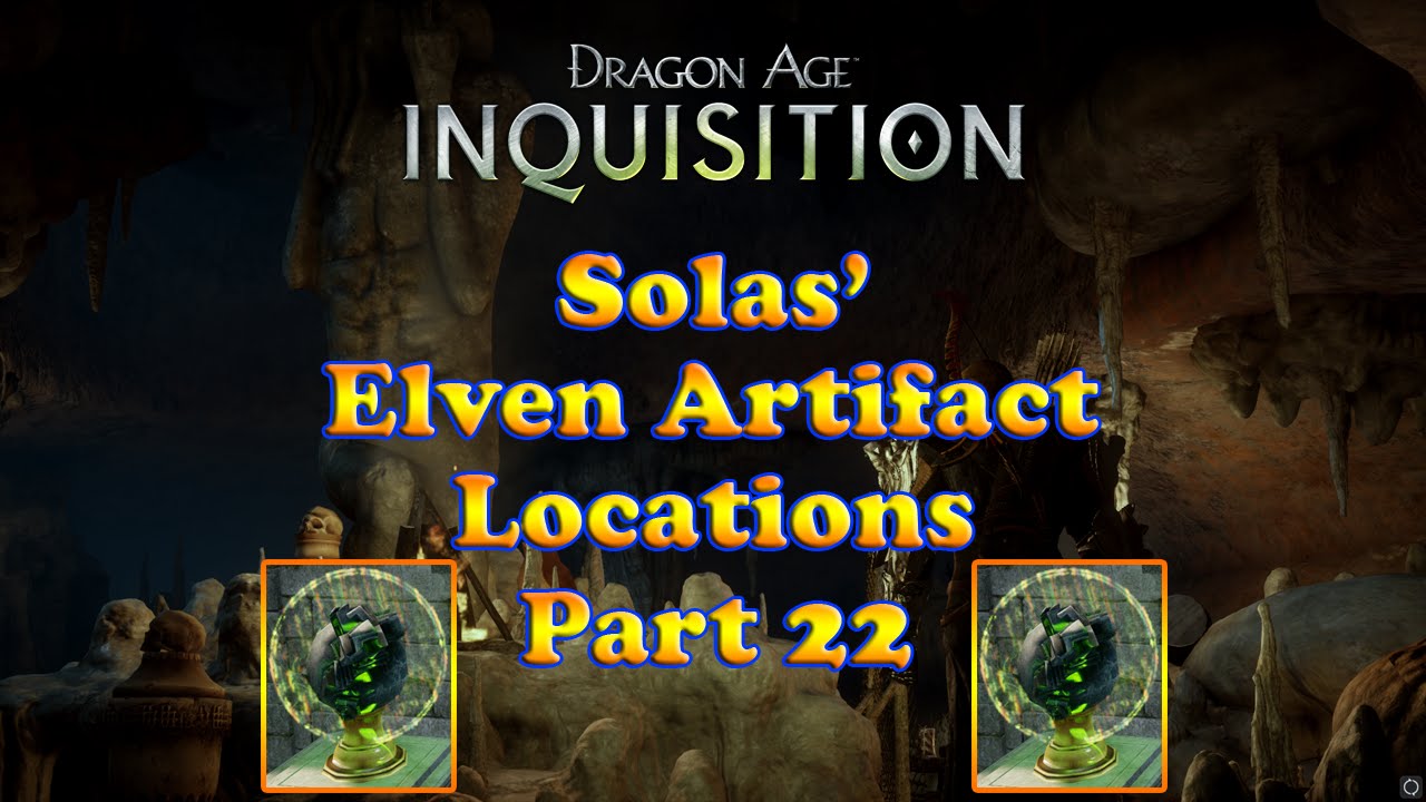 Dragon Age Inquisition Solas Elven Artifacts Measuring the Veil Emprise du Lion Part 22