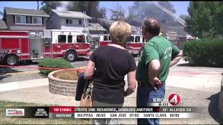 5 Alarm Fire Destroys One Home, Damages Another in San Jose