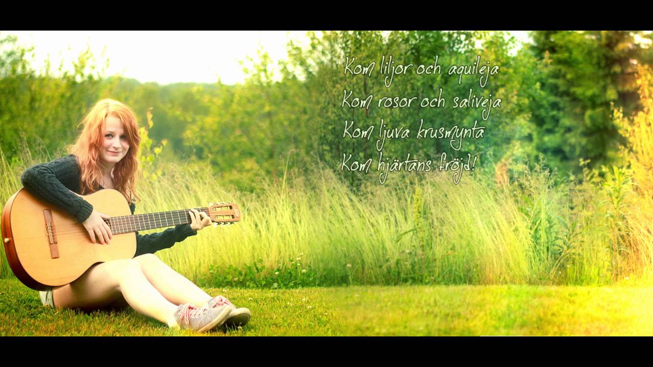 ♫ Uti vår hage - Cover by Ellie Stjerna