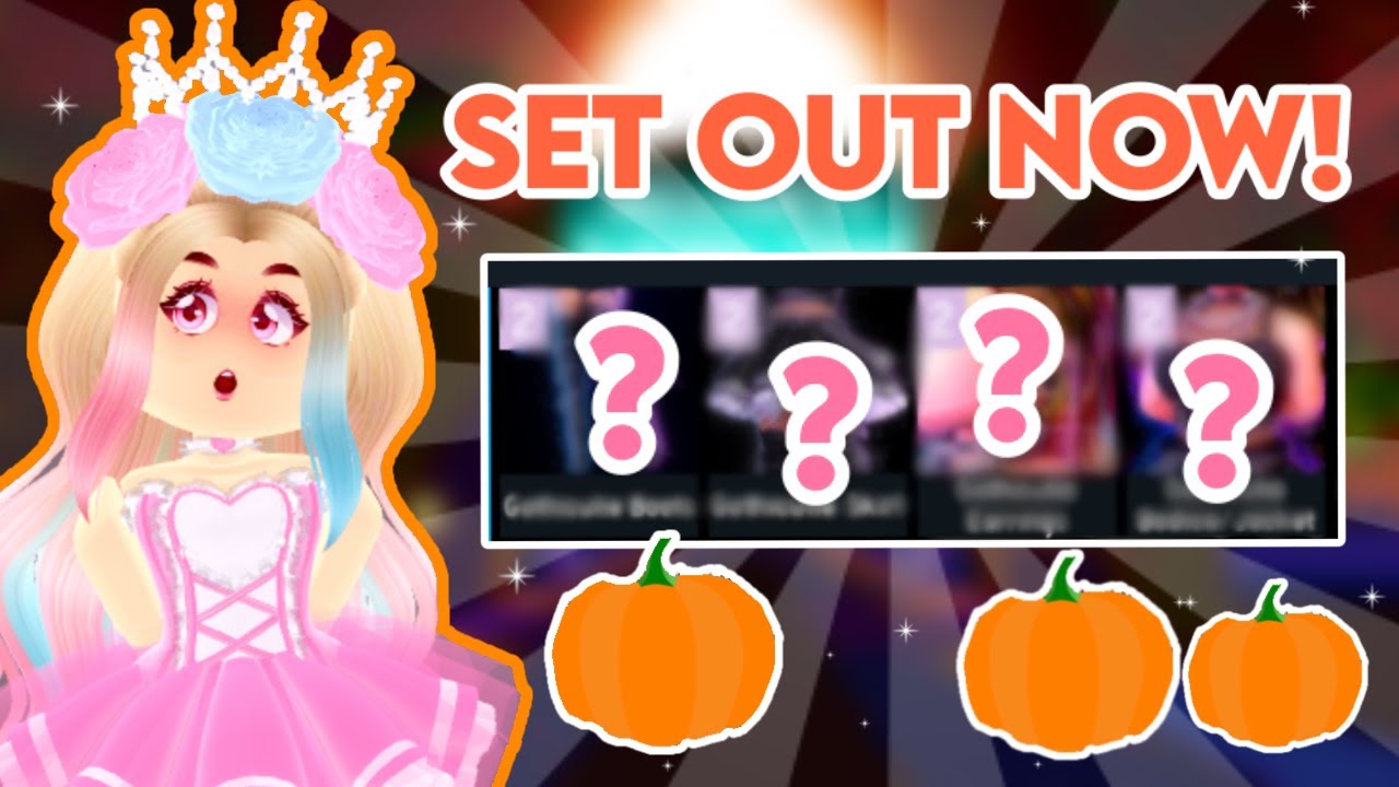 *NEW* HALLOWEEN SET OUT NOW! ROYALE HIGH Halloween Update Set 2021 Tea
