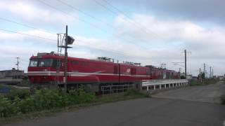 2013.06.09　EH500-64+EH800-901（津軽線・津軽宮田付近にて）