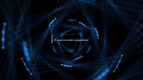 4k Plexus Backgrounds Project | After Effects Template | Elements