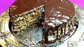 Торт БЕЗ ВЫПЕЧКИ покорит Вас с первого кусочка