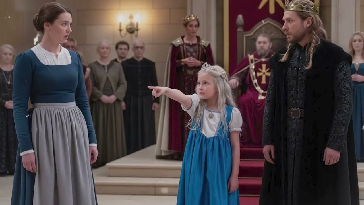 The Alpha King’s Mute Daughter Spoke Her First Word—She Pointed at Omega Maid and Whispered, “Mam