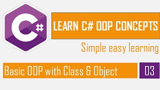 Basic OOP with Class and Objecct | OOP in C# Part-3 | C# OOP Bangla Tutorial