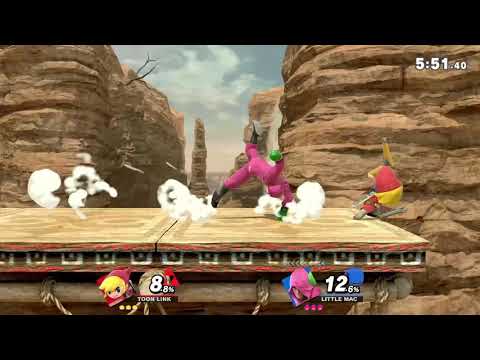 【スマブラSP】トゥーンリンク対リトルマック横BB空前