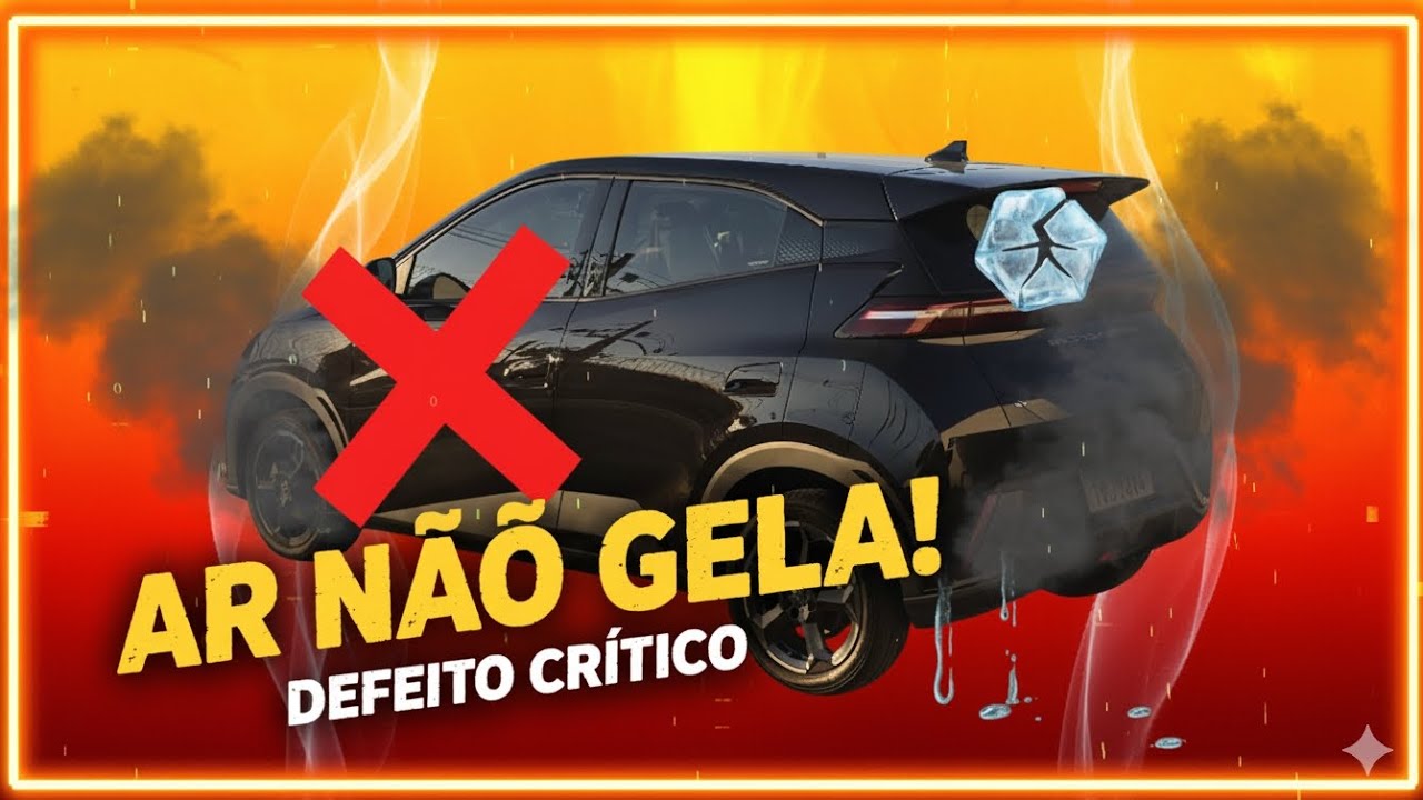 BYD DOLPHIN MINI - AR NÃO GELA? 🥶