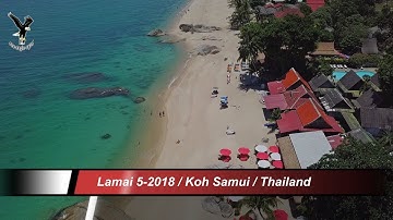 Lamai Beach 5-2018 / Koh Samui / Thailand / overflown with my drone