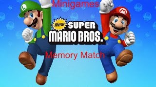 New Super Mario Bros. Minigames - Memory Match
