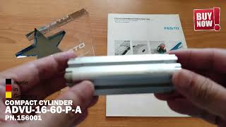 Festo Compact Cylinder Advu-16-60-P-A Pn.156001