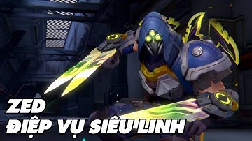 Skin Tốc Chiến Zed Điệp Vụ Siêu Linh | PsyOps Zed Wild Rift Skin Spotlight