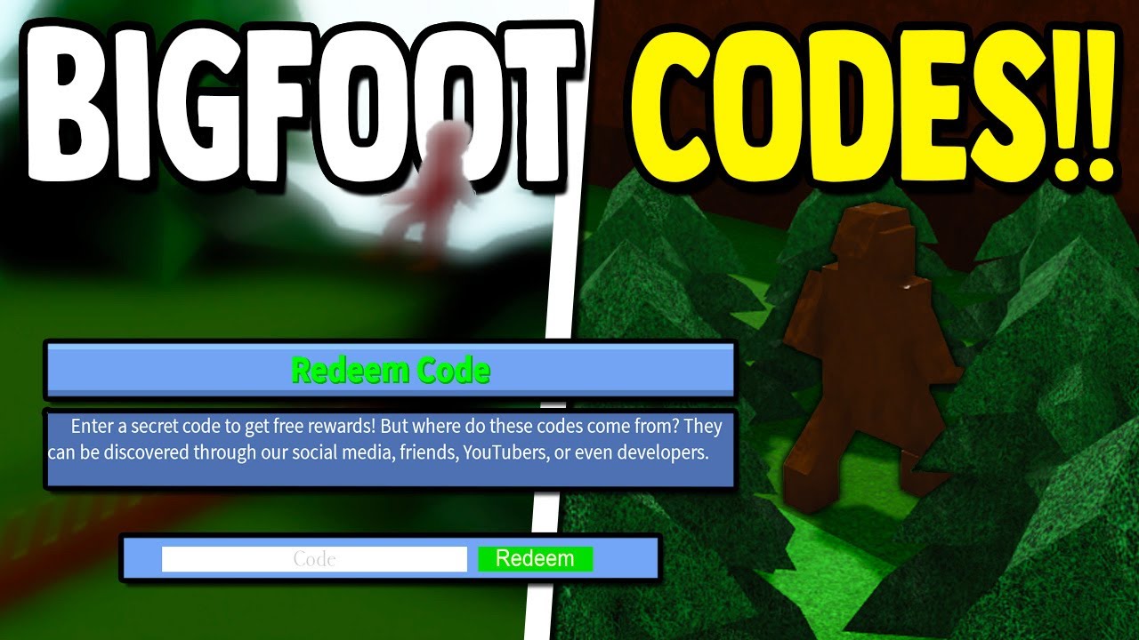 BIGFOOT GIVES CODES Build A Boat For Treasure ROBLOX YouTube Maxresdefault 