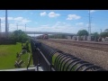 Bnsf grain train at Rosenberg Texas