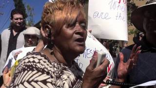 *Protesters ask Congressman Denham, Where are the Jobs?*