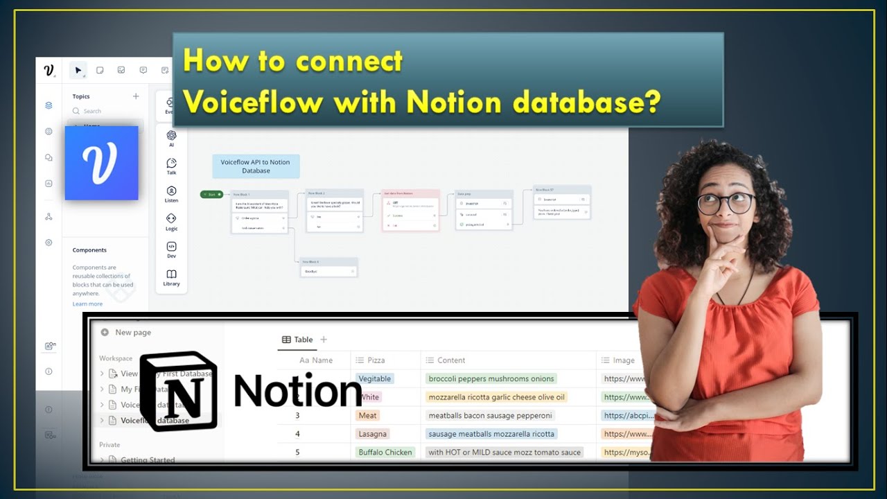 Create an AAA in Voiceflow: use API to connect with Notion database ...