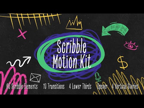 Scribble Motion Kit After Effects Template