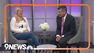 Comedian Carolina Rhea stops by 9NEWS to hang out with Tom Green