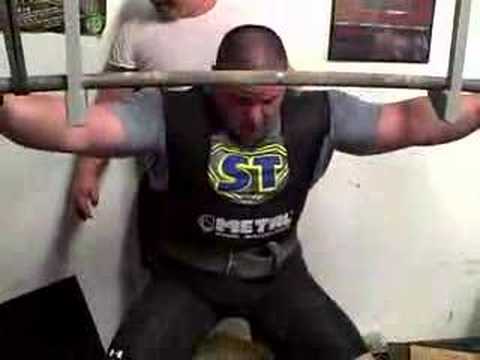 Team Super Training: Mark "Jackass" Bell 975 Rev Band Squat