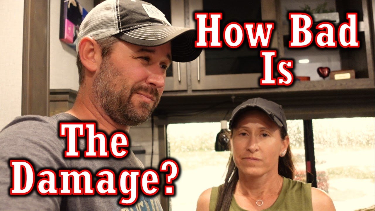 Major Hail Storm Hit our RV and Truck! (How Bad Is The Damage?) - YouTube