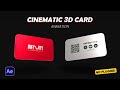 How to Make a Premium Business Card Animation in After Effects | Complete Tutorial