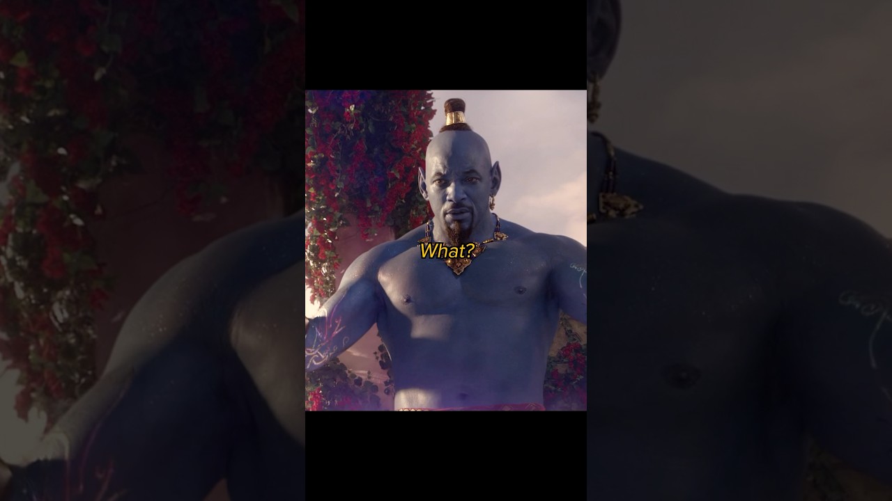 Aladdin freed the Genie...🥹
