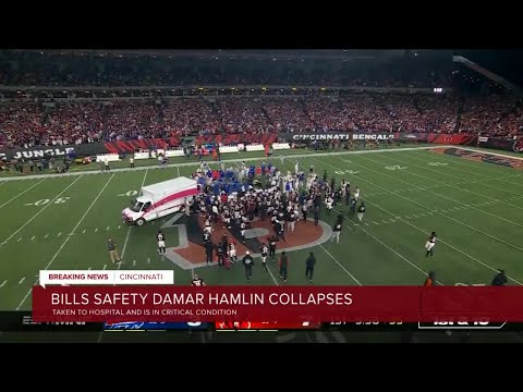 Bills safety Damar Hamlin taken to hospital after Monday Night Football injury's Avatar