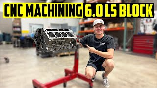6.0 LS3 Nitrous Stroker Engine Build | CNC Machining & Crankshaft Balancing | Part 1