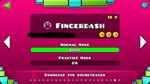 Geometry Dash - Level 21: Fingerdash 100% Complete (All Coins)