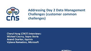 Addressing Day 2 data management challenges (customer common challenges)