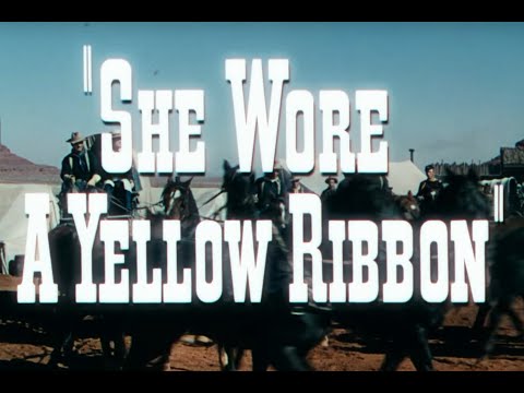 Vignette de la vidéo : La Charge héroïque (She Wore a Yellow Ribbon - 1949) - Bande annonce d'époque HD VO