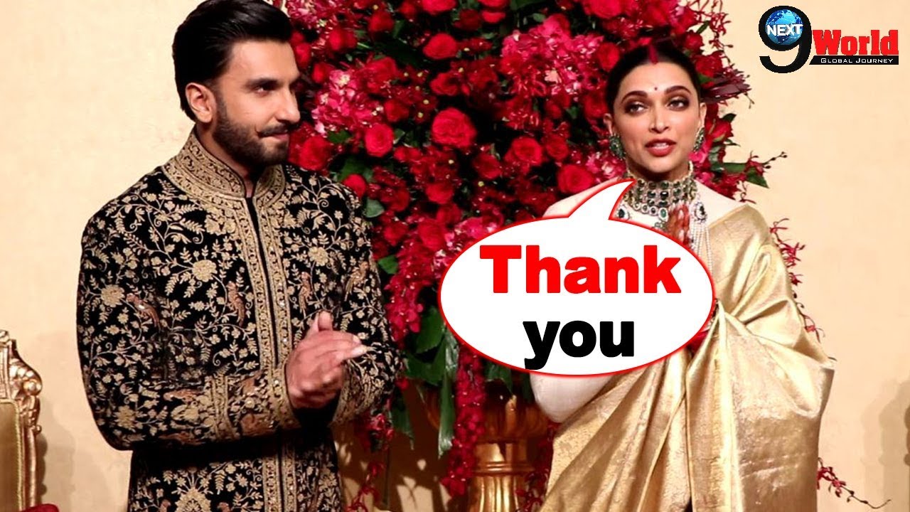 Deepika Padukone Shows Sweet Gesture to media person at the bangluru Reception | Ranveer Singh
