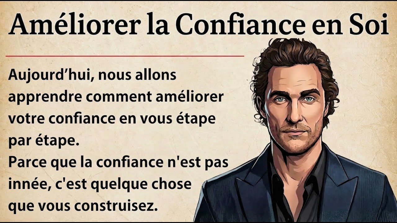 Améliorer la Confiance en Soi  ||  Histoire simple pour débutants (A1–A2)