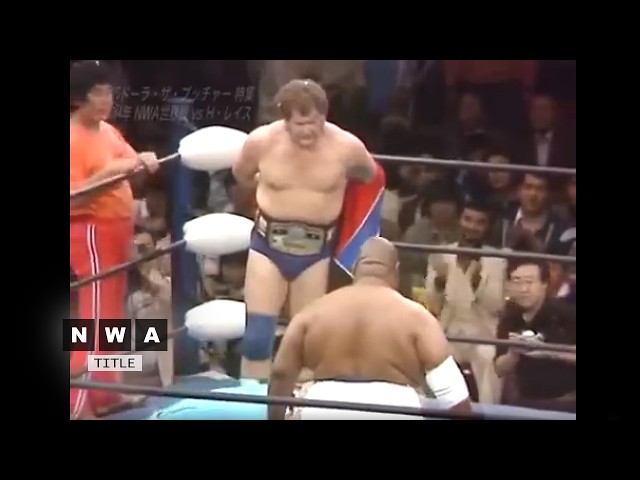 WWE アブドーラ・ザ・ブッチャー Abdullah The Butcher & The sheik VS The Destroyer & Texas