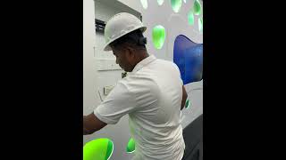 Installation LED Wall lights And Switch
