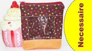 NECESSAIRE FÁCIL ( para Iniciantes na costura) – Segredos de Aline