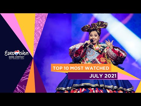 TOP 10: Most watched in July 2021 - Eurovision Song Contest