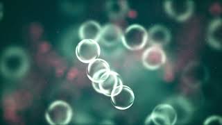 Screensaver background with a abstract beautiful flying bubbles - Abstract Background