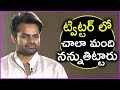 Sai Dharam Tej about trolls on Chiru's Chamak  song remake