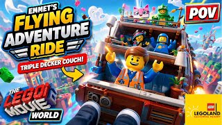 Emmet’s Flying Adventure Ride POV | Legoland California