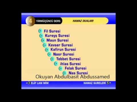 Namaz Duaları Abdulbasit Abdussamed