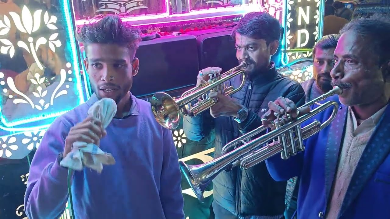 तेरे इश्क में पागल हो गया गाना 4k 🎷 | Shri Raj Band Video 🥁 | Patna Saraswati Puja 2026
