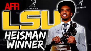 JAYDEN DANIELS WINS HEISMAN! | Where He Ranks In LSU History