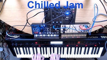 Chilled jam using the Korg Volcas and the Korg Kross