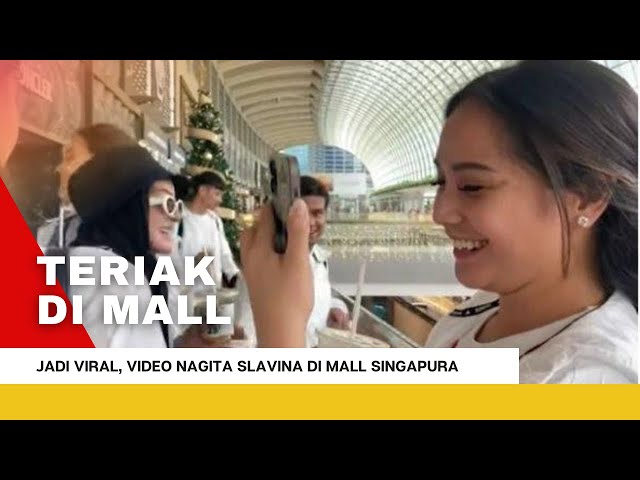 Jadi Viral, Video Nagita Slavina Teriak-Teriak Dalam Mall di Singapura class=