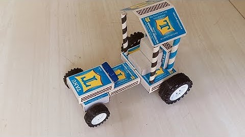 How to make Matchbox Tractor at Home | Diy Mini Tractor | Mini Tractor Science Project