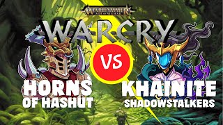 Age of Sigmar Warcry Battle Report: Horns of Hashut vs Khainite Shadowstalkers