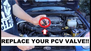 PCV valve DIY replacement - Subaru WRX
