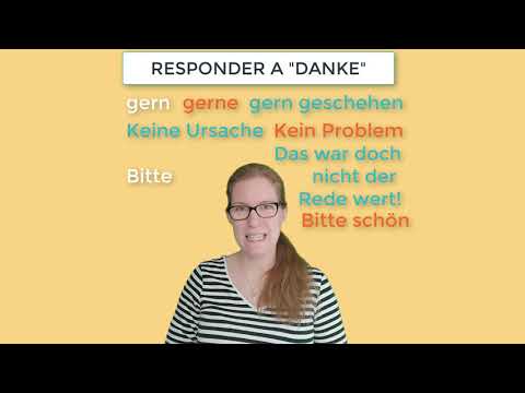 ¿Qué puedo responder a "Danke"?