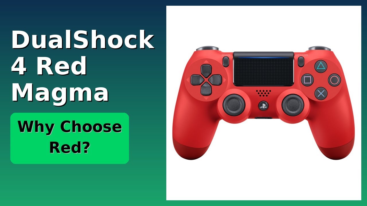 REVIEW (2025): DualShock 4 Red Magma. Features.